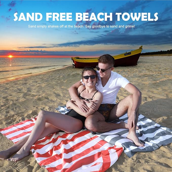 Your Choice Microfiber Quick Dry Sand-Free Beach Towel - Image 2