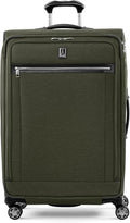 Travelpro Platinum Elite Softside Expandable Checked Luggage, 8 Wheel Spinner by Travelpro