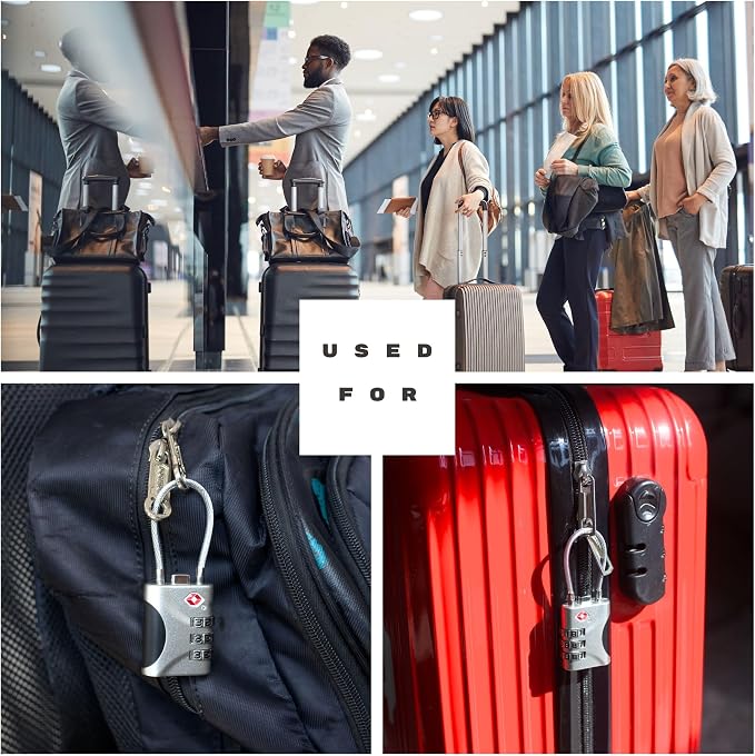 TSA Locks for Luggage, Small Combination Lock - Image 6