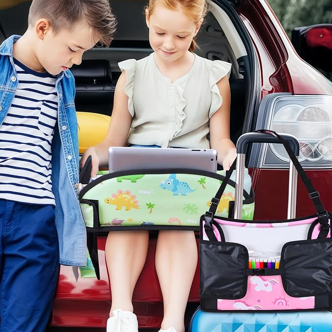 2PCS Kids Travel Tray, Car Seat Tray - Image 9