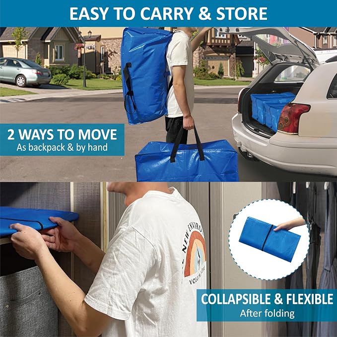10 Pack Heavy Duty Extra Large Moving Bags - Image 6