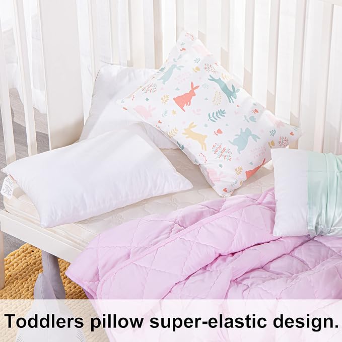 NTBAY 2 Pack Cotton Down Alternative 13x18 Pillows, Machine Washable - Image 4