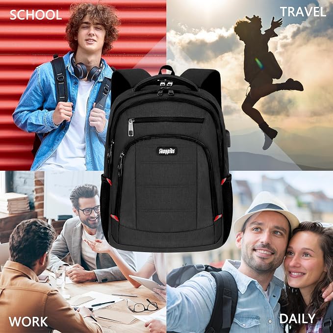 Backpack for Men, School Backpack for boys teens - Image 2
