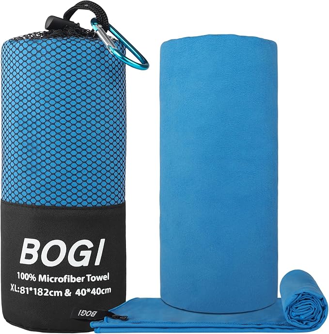 BOGI Microfiber Travel Sports Towel-Quick Dry Towel, Soft Lightweight - Image 2