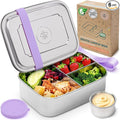 Everusely - Bento Box - Lavender, 37oz / 1.1 L - Stainless Steel Lunch Box - 3 by Everusely
