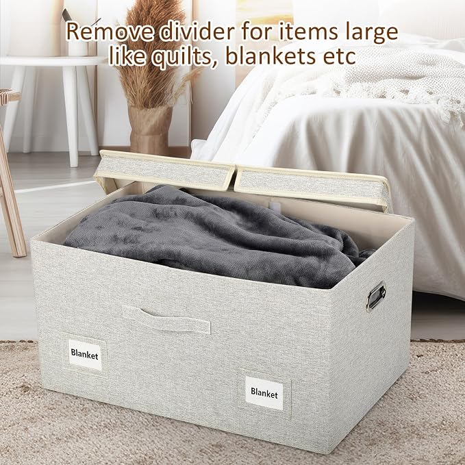 75 Quarts Extra Large Decorative Storage Bins - Image 7