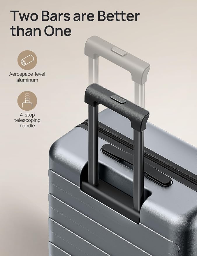 Carry on Luggage 22 X 14 X 9 Airline Approved, 20 Inch Luggage - Image 5
