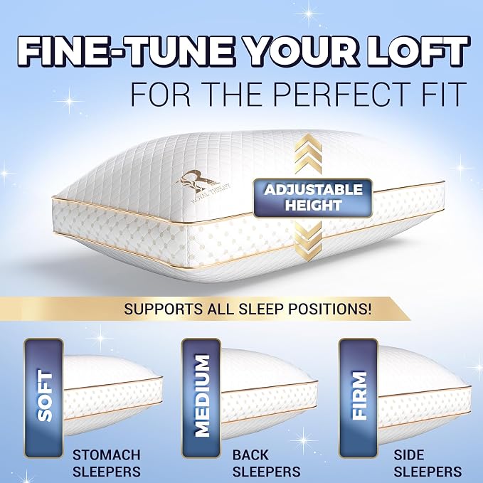 Royal Therapy King Memory Foam Pillows - Image 3