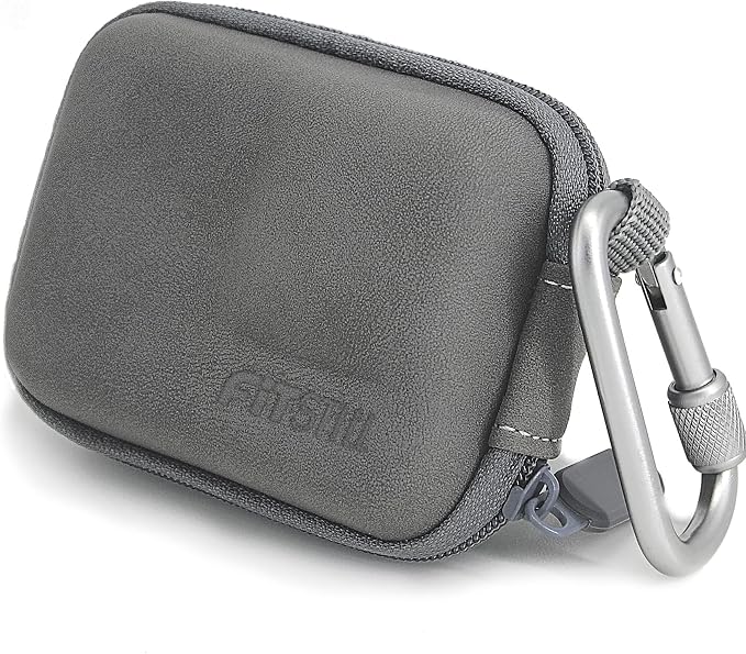FiTSTILL Grey PU Mini Carrying Case by FitdesignkeepitFitStill