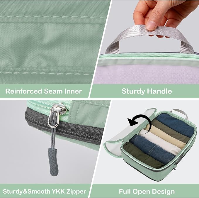 Cipway Mesh Compression Packing Cubes, Ultralight See Through Luggage Organizer - Image 6