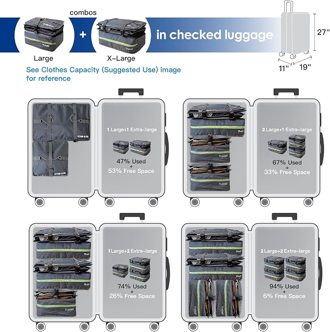 Stow-N-Go Portable Hanging Travel Shelves, Packing Organizer - Image 5