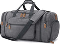 Gonex Canvas Duffle Bag 60L Travel Duffel Overnight Weekend Bag by Gonex
