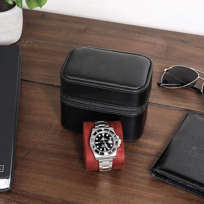 ROTHWELL 2 Watch Travel Case Storage Organizer - Image 6