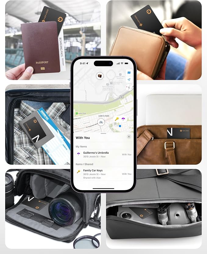 NOVOO Air Locator Tag Wallet Tracker Card - Image 7