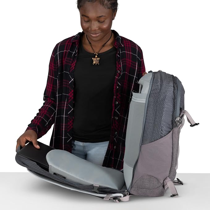 Osprey Nebula Commuter Backpack, Tungsten Soundwave/Grey Heather - Image 9