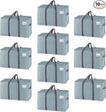 VENO 10 Pack Moving Bags, Heavy Duty, Moving Boxes Alternative, Packing Storage by Veno