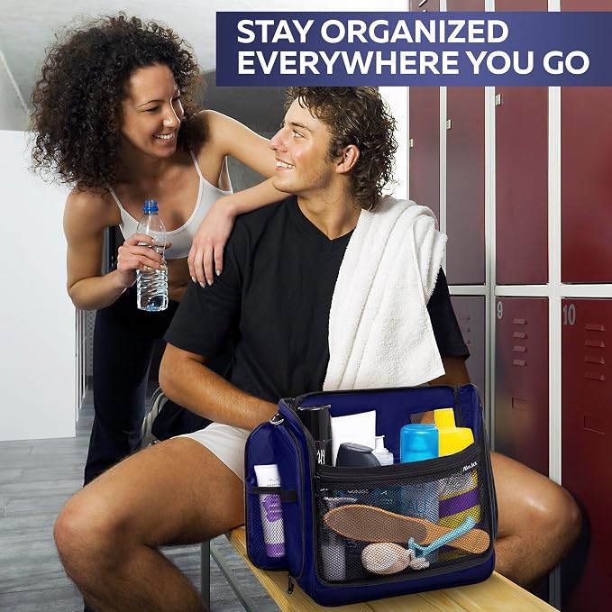 Extra Large Hanging Travel Toiletry Bag - Image 8