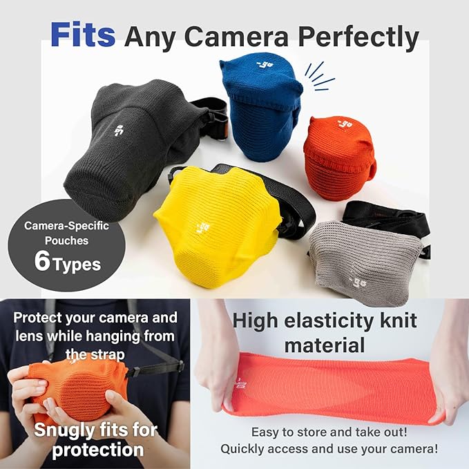 Camera Cover, Square W, Made in Japan, M size - Image 3