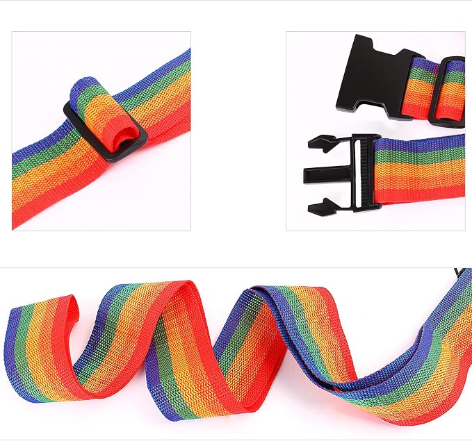 4Pcs Luggage Straps for Suitcase Travel Accessories TSA Approved, 80In Long - Image 2