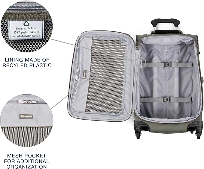 Travelpro Maxlite 5 Softside Expandable Carry on Luggage - Image 3