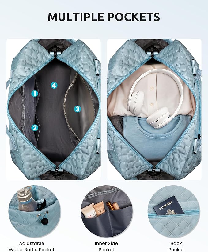 Gifts for Teen Girls-Initial Duffle Bag - Image 6
