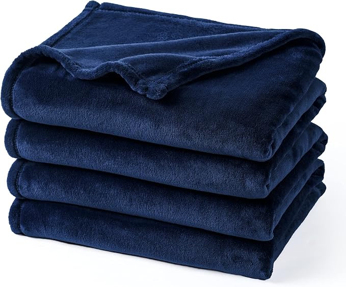 PHF Ultra Soft Fleece Blanket King Size, No Shed No Pilling Luxury Plush Cozy by PHF