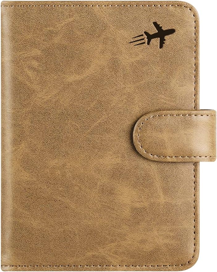 Passport Holder Cover Wallet RFID Blocking Leather Card Case Travel Accessories by PASCACOO