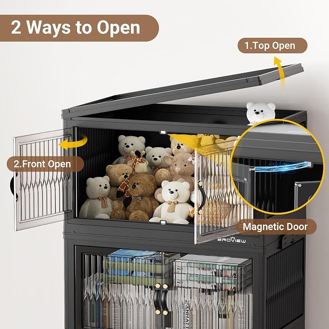 BROVIEW 300Qt Stackable Storage Bins - Image 3