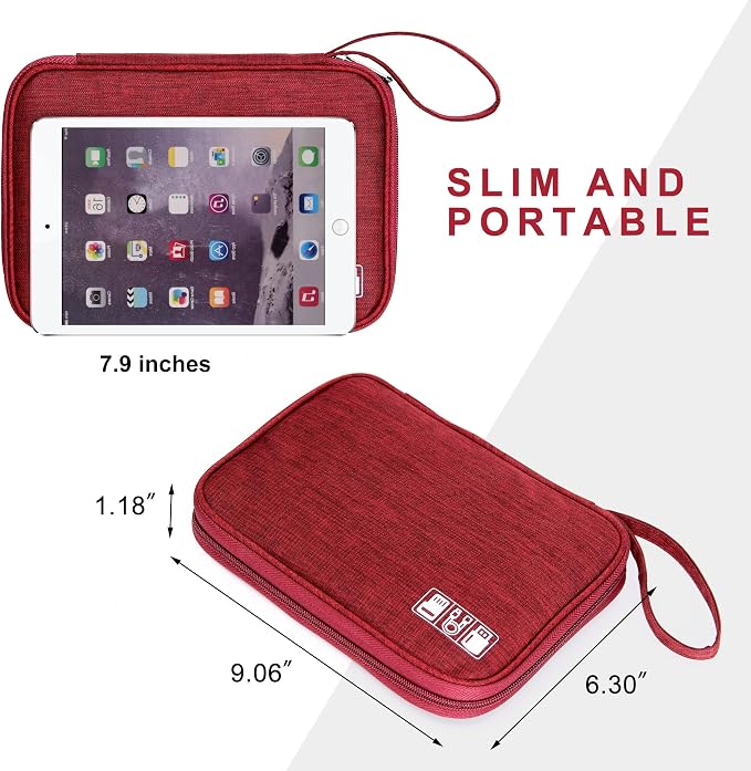 SELLYFELLY Travel Electronics Organizer Portable Cable Organizer Bag - Image 2