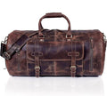 20 Inch Leather Duffel Bags for Men and Women Full Grain Leather Travel by cuero