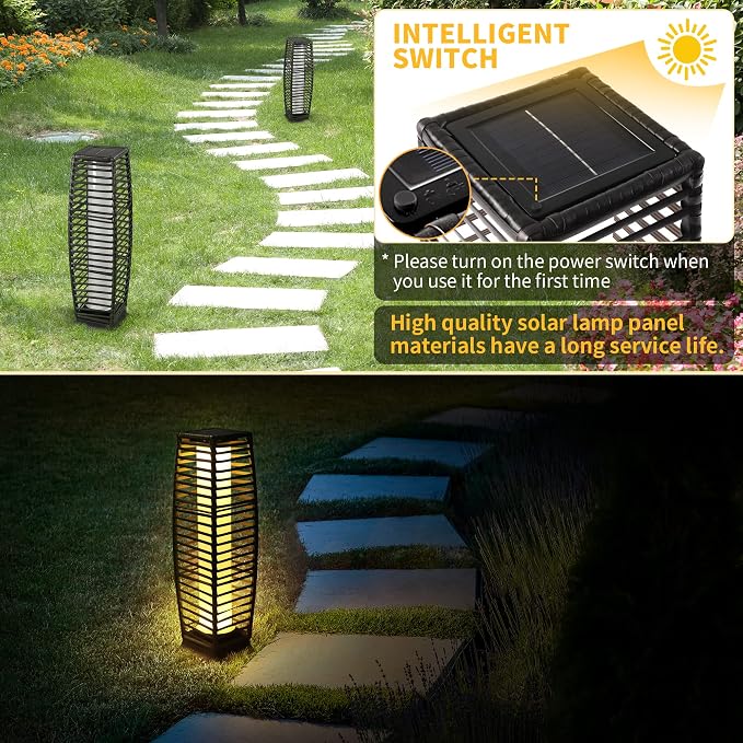 Solar Floor Lamp, Outdoor Floor Lamp, Solar Lanterns Outdoor Waterproof - Image 3