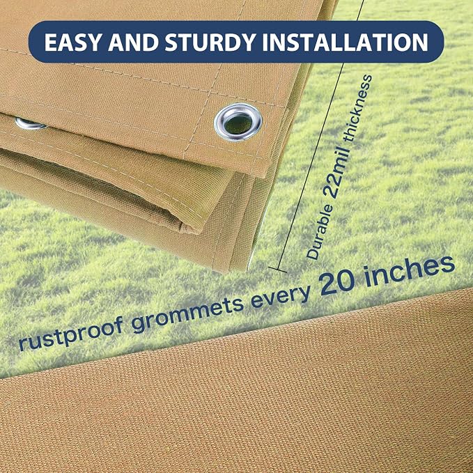 16’x20’ Canvas Tarps Heavy Duty Waterproof Tarpaulins - Image 4