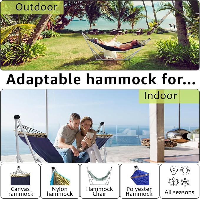 Tranquillo Ultimate Relaxation Portable Hammock Stand, Foldable Hammock Stand - Image 8