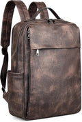 MASINTOR 15.6 inch PU Leather Laptop Backpack Purse by MASINTOR