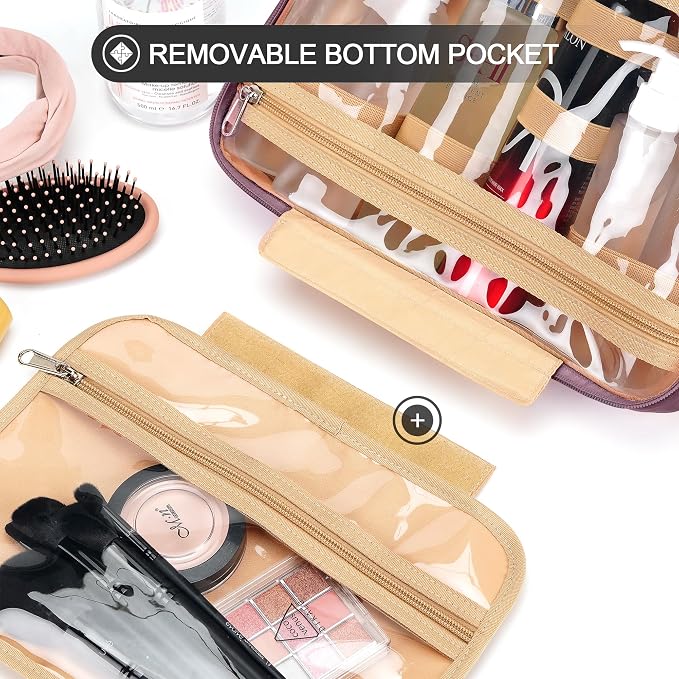 Travel Hanging Toiletry Bag for Women, - Image 4