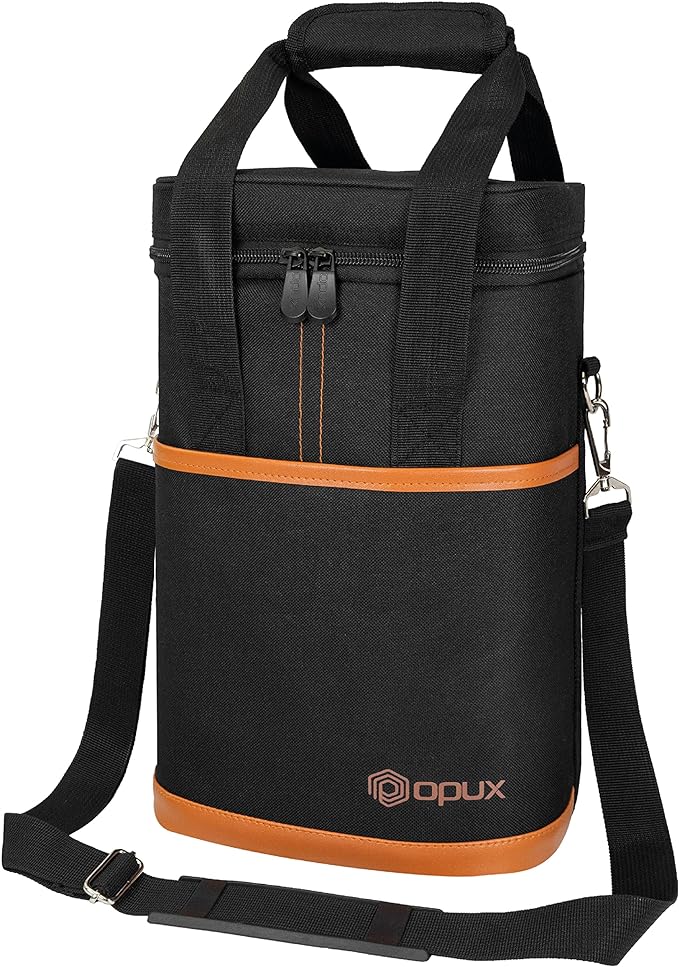 Opux 4 Bottle Insulated Wine Cooler Bag by OPUX