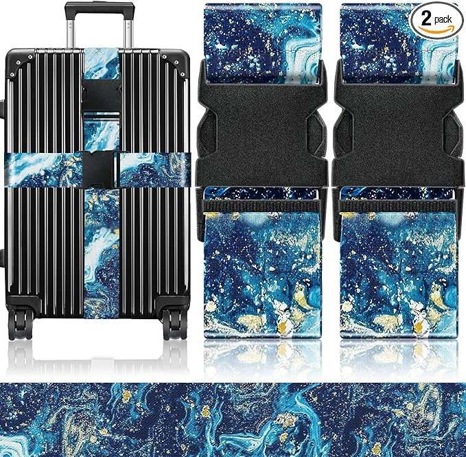 Slohif Luggage Straps for Suitcases Travel Belt Accessories Luggage Connector by Slohif