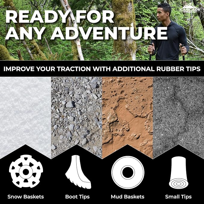 Cascade Mountain Tech Trekking Poles - Image 7