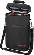 opux 2 Bottle Wine Carrier Tote, Insulated Leakproof Wine Cooler Bag, Wine by OPUX