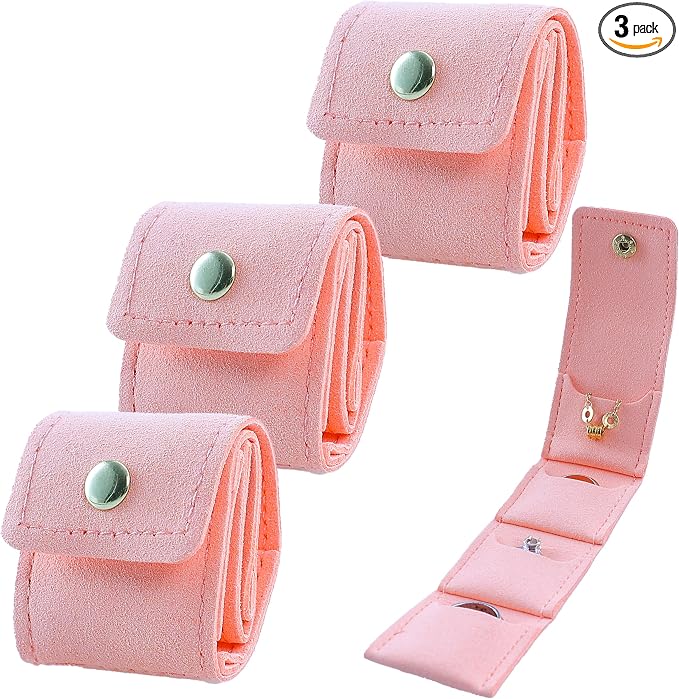 3 PCS Mini Travel Jewelry Organizer Bag by Designforwomenfashion
