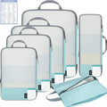 BAGAIL 6 Set/4 Set Lightweight Compression Packing Cubes by BAGAIL
