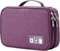 MIRLEWAIY Travel Electronics Organizer Soft Case Small Electronic Accessories by MIRLEWAIY