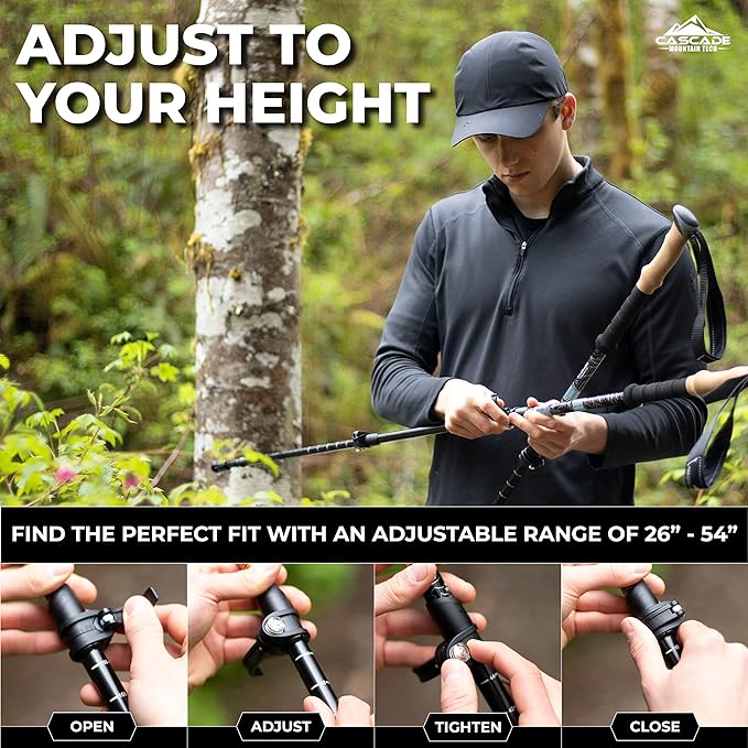 Cascade Mountain Tech Trekking Poles - Image 5