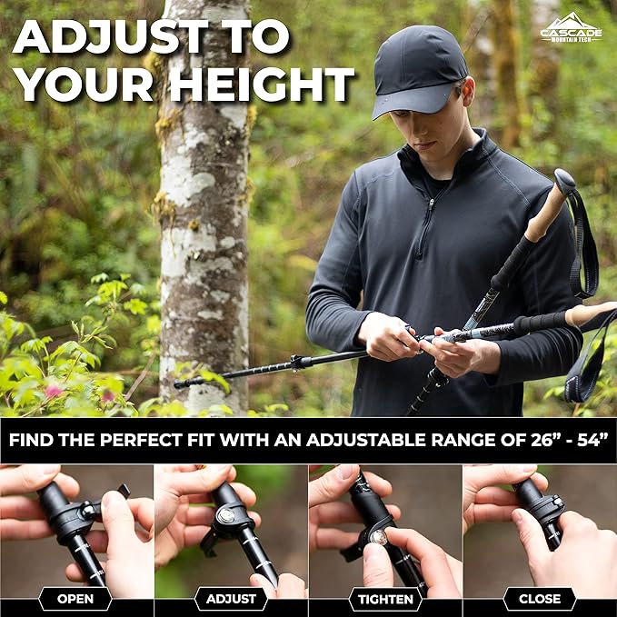 Cascade Mountain Tech Trekking Poles - Image 6