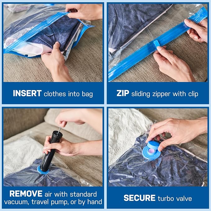 10 Pack Medium Vacuum Storage Bags - Image 7