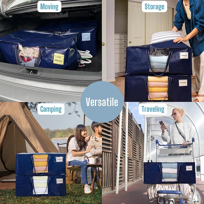 VENO 8 Pack Moving Bags Extra Large Storage Bags - Image 6