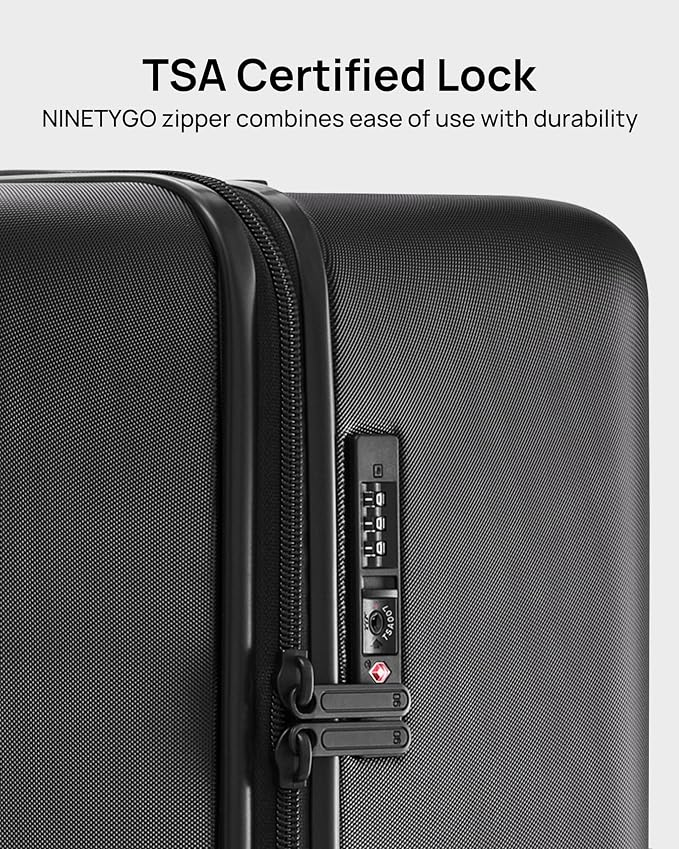 Trunk Luggage 24 Inch, Medium Checked Luggage - Image 6