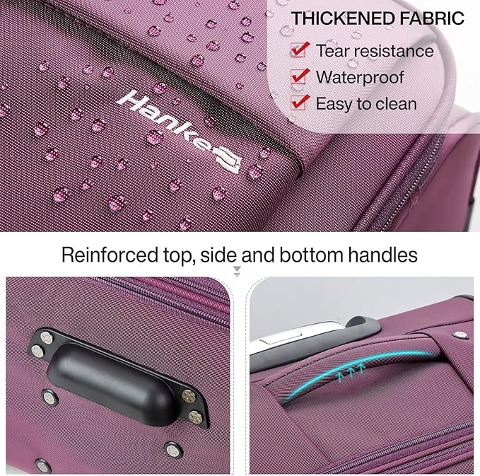 Hanke 24 Inch Expandable Luggage Large Suitcases - Image 6