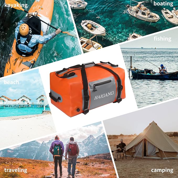 150L Waterproof Duffel Bag Travel Dry Bag, Large Capacity, Adjustable Thickened - Image 8