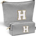 YOOLIFE Initial Monogram Cute Makeup Bags by YOOLIFE